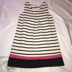 Gymboree Navy and pink striped dress